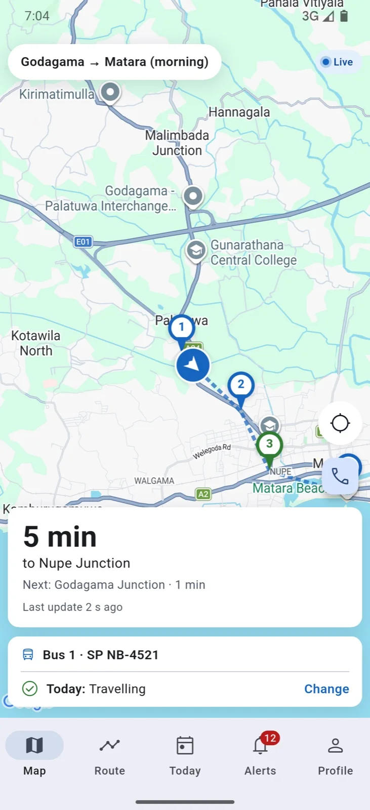 TrackMyRide Passenger App